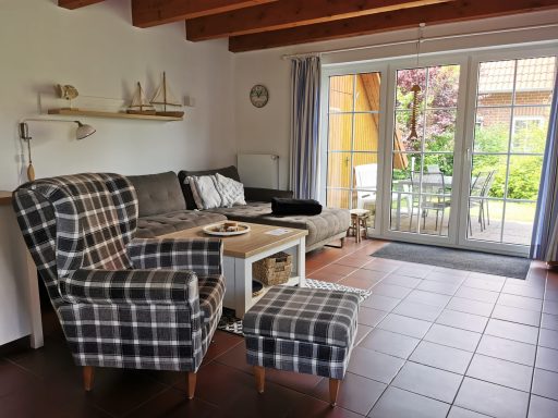 nordseeurlaub-hooksiel.de - Nordseehus Sandkorn - Wohnzimmer